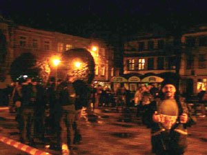 Start trasy pieszej Harpagana 24- rynek w Pucku