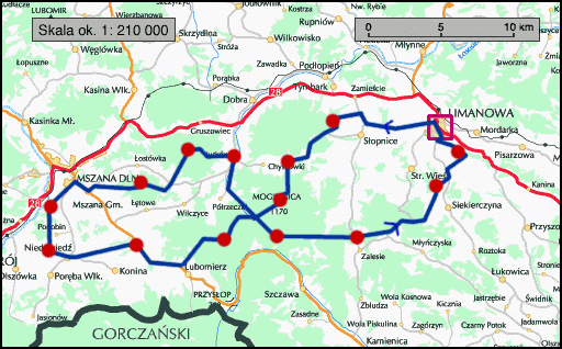 Kierat 2005 - trasa